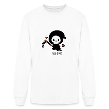 Free hugs - Men's Long Sleeve T-Shirt - white - Front