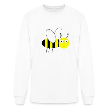 Bee 2 - Men's Long Sleeve T-Shirt - white - Front