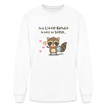 Little Bandit Heart Stealer - Men's Long Sleeve T-Shirt - white - Front