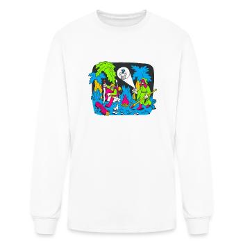 Treasure Hunters - Men's Long Sleeve T-Shirt - white - Front