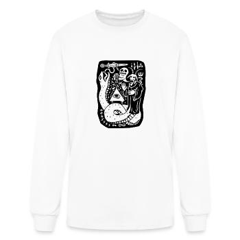 Yo Cult - Men's Long Sleeve T-Shirt - white - Front