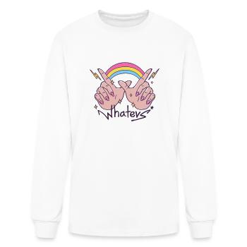 Whatevs - Men's Long Sleeve T-Shirt - white - Front