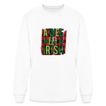 A wee bit irish 01 - Men's Long Sleeve T-Shirt - white - Front