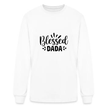 Bienheureux Dada - T-shirt à manches longues Homme - blanc - Devant