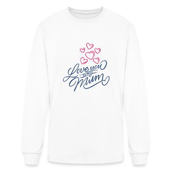 I love you mom - Men's Long Sleeve T-Shirt - white - Front