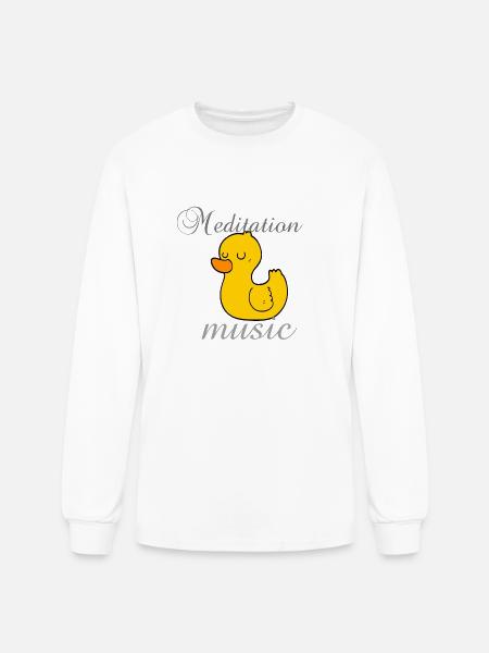 Meditation music - Men's Long Sleeve T-Shirt - white