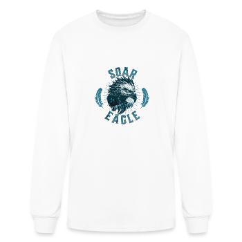 Soar like an eagle - Men's Long Sleeve T-Shirt - white - Front