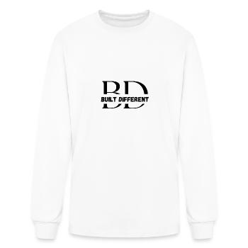Built Different - Men's Long Sleeve T-Shirt - white - Front