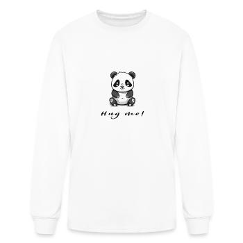 Hug Me - Men's Long Sleeve T-Shirt - white - Front