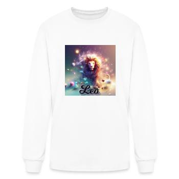 Leo - Men's Long Sleeve T-Shirt - white - Front