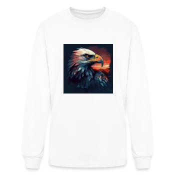 Eagle - Men's Long Sleeve T-Shirt - white - Front