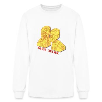 Alive Online - Men's Long Sleeve T-Shirt - white - Front