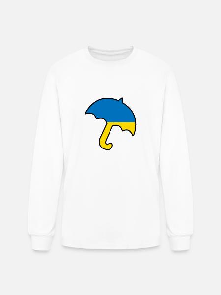 umbrella Ukraine - Men's Long Sleeve T-Shirt - white