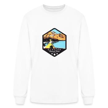 Glacier national park - Men's Long Sleeve T-Shirt - white - Front