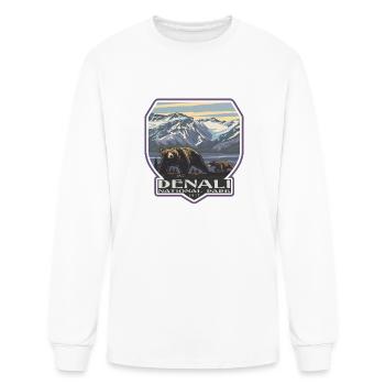 Denali national park - Men's Long Sleeve T-Shirt - white - Front