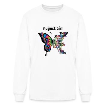 August Butterfly - Men's Long Sleeve T-Shirt - white - Front