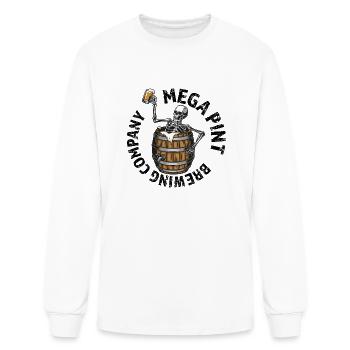 Mega Pint Brewing Company - Men's Long Sleeve T-Shirt - white - Front
