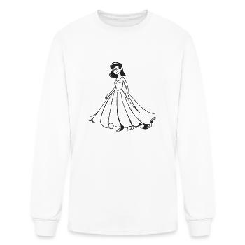 beautiful dress - Men's Long Sleeve T-Shirt - white - Front