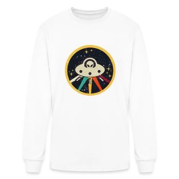 Ufo They Are Coming - Men's Long Sleeve T-Shirt - white - Front