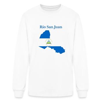 Río San Juan Department Nicaragua - Men's Long Sleeve T-Shirt - white - Front