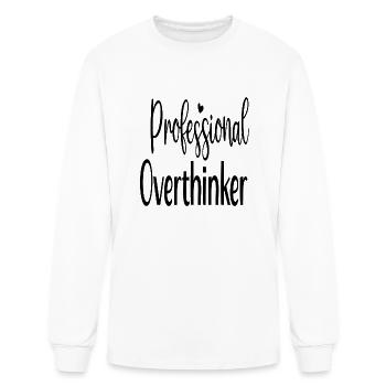 Professional Overthinker - Men's Long Sleeve T-Shirt - white - Front