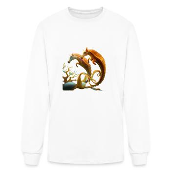 Vintage Sea Horses - Men's Long Sleeve T-Shirt - white - Front