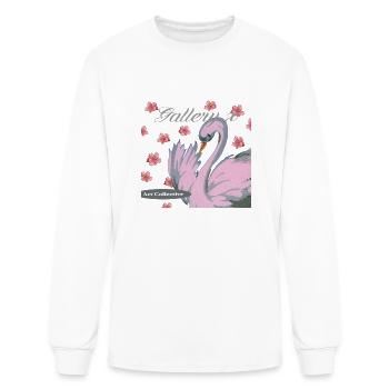 swan - Men's Long Sleeve T-Shirt - white - Front