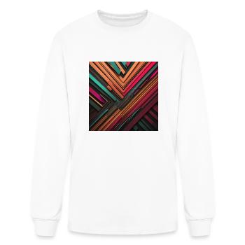 Abstract 5 Abstract Art - Men's Long Sleeve T-Shirt - white - Front