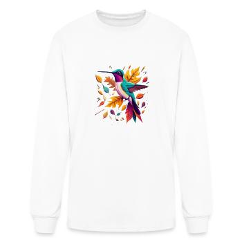 Hummingbird - Men's Long Sleeve T-Shirt - white - Front