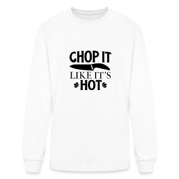 Chop It Like Its Hot - Men's Long Sleeve T-Shirt - white - Front