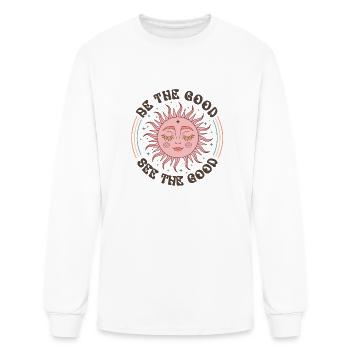 Be The Good See The Good - Men's Long Sleeve T-Shirt - white - Front