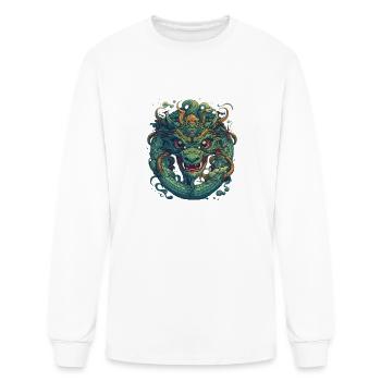 A mythical creature Naga - Men's Long Sleeve T-Shirt - white - Front
