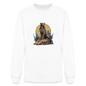 A mythical creature Sphinx - Men's Long Sleeve T-Shirt - white - Front