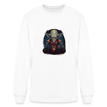 A mythical creature Vampire - Men's Long Sleeve T-Shirt - white - Front