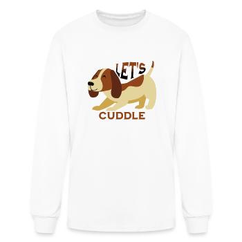 Let s Cuddle - Men's Long Sleeve T-Shirt - white - Front