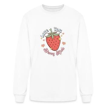 Love You Berry Much - Valentine's Day Berry Lover - Men's Long Sleeve T-Shirt - white - Front
