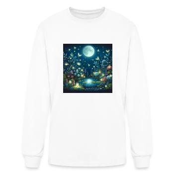 Moonlit Enchantment - Men's Long Sleeve T-Shirt - white - Front