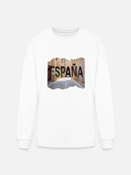 ESPAÑA 24 4 - Men's Long Sleeve T-Shirt - white