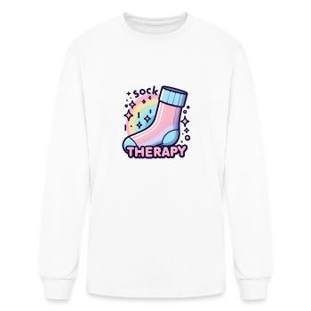 Stocking: Sock therapy - Men's Long Sleeve T-Shirt - white - Front