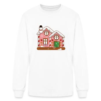 Bread house - Men's Long Sleeve T-Shirt - white - Front