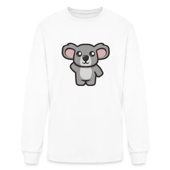 Hey Koala - Men's Long Sleeve T-Shirt - white - Front