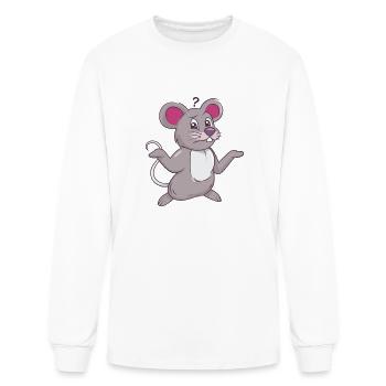 Not So Mouse - Men's Long Sleeve T-Shirt - white - Front