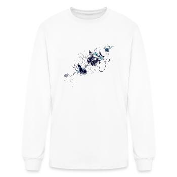 uploaded - Men's Long Sleeve T-Shirt - white - Front