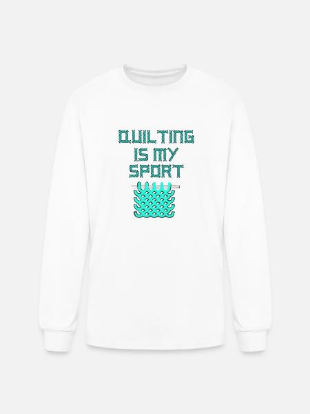 Quilting Lover - Men's Long Sleeve T-Shirt - white