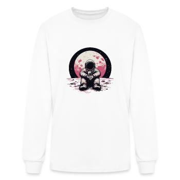Lunar Astronaut - Men's Long Sleeve T-Shirt - white - Front