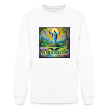 Jesus Christ Resurrected! - Men's Long Sleeve T-Shirt - white - Front