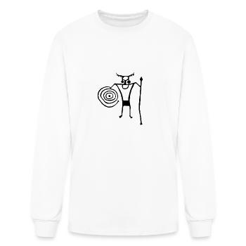 Ancient petroglyph - Men's Long Sleeve T-Shirt - white - Front