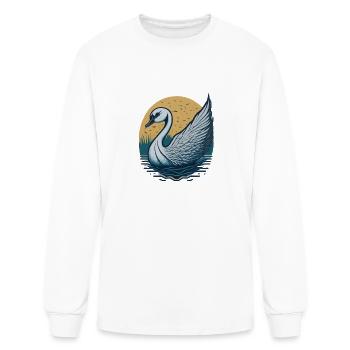 SWAN - Men's Long Sleeve T-Shirt - white - Front