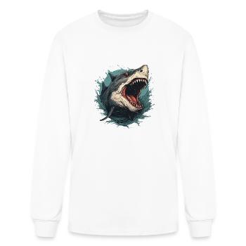 Depth Master And Survivalist - Men's Long Sleeve T-Shirt - white - Front