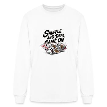 cardsGameOn - Men's Long Sleeve T-Shirt - white - Front